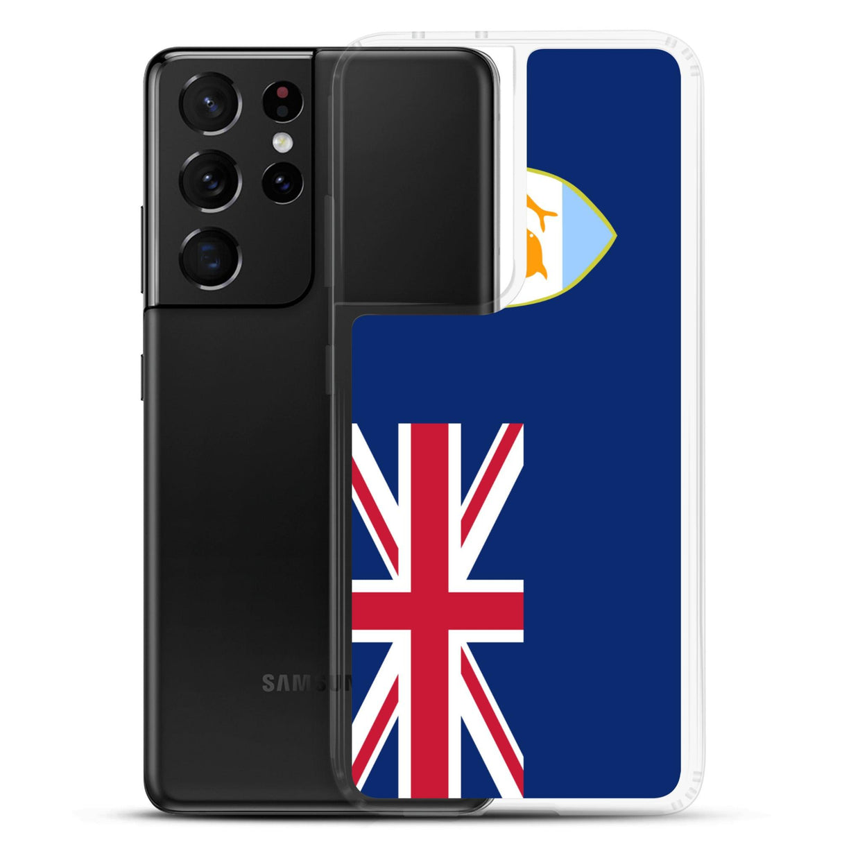 Coque Téléphone Drapeau d'Anguilla - Pixelforma