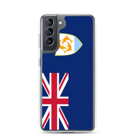 Coque Téléphone Drapeau d'Anguilla - Pixelforma