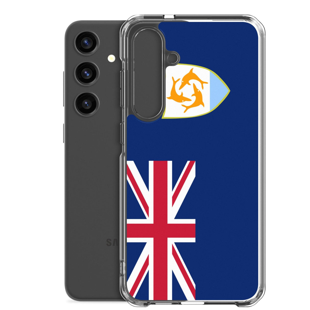 Coque Téléphone Drapeau d'Anguilla - Pixelforma