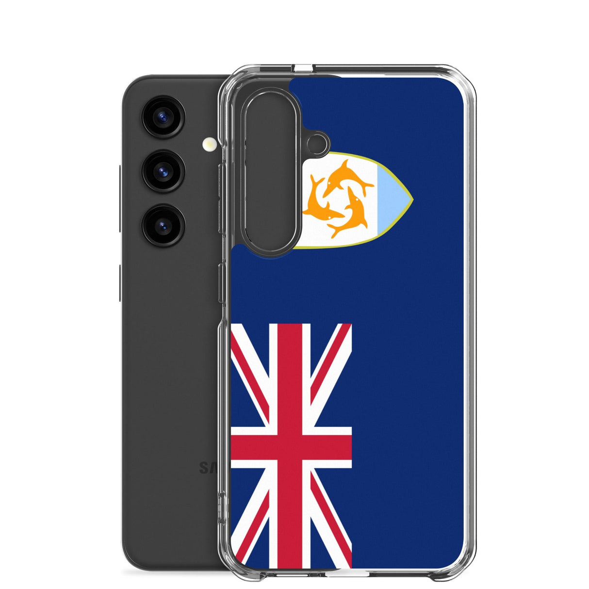 Coque Téléphone Drapeau d'Anguilla - Pixelforma