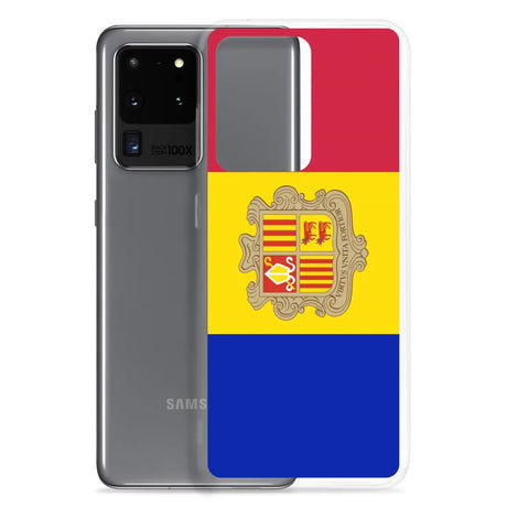 Coque Téléphone Drapeau d'Andorre - Pixelforma 