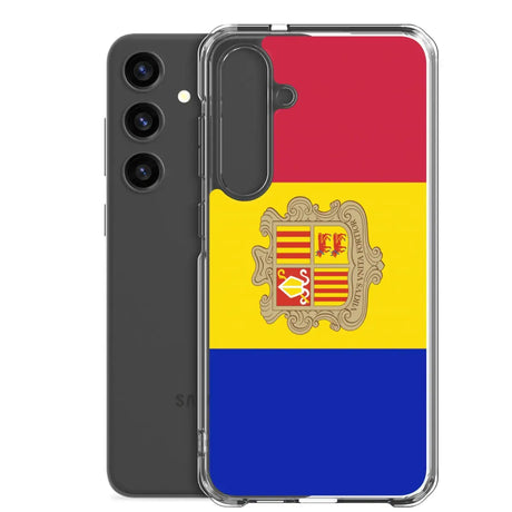 Coque Téléphone Drapeau d'Andorre - Pixelforma 