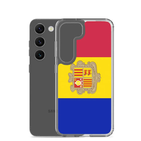 Coque Téléphone Drapeau d'Andorre - Pixelforma 