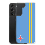 Coque téléphone drapeau d’aruba - pixelforma