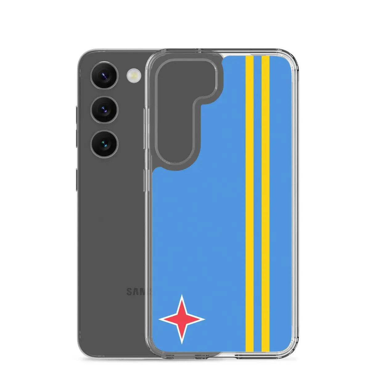 Coque téléphone drapeau d’aruba - pixelforma