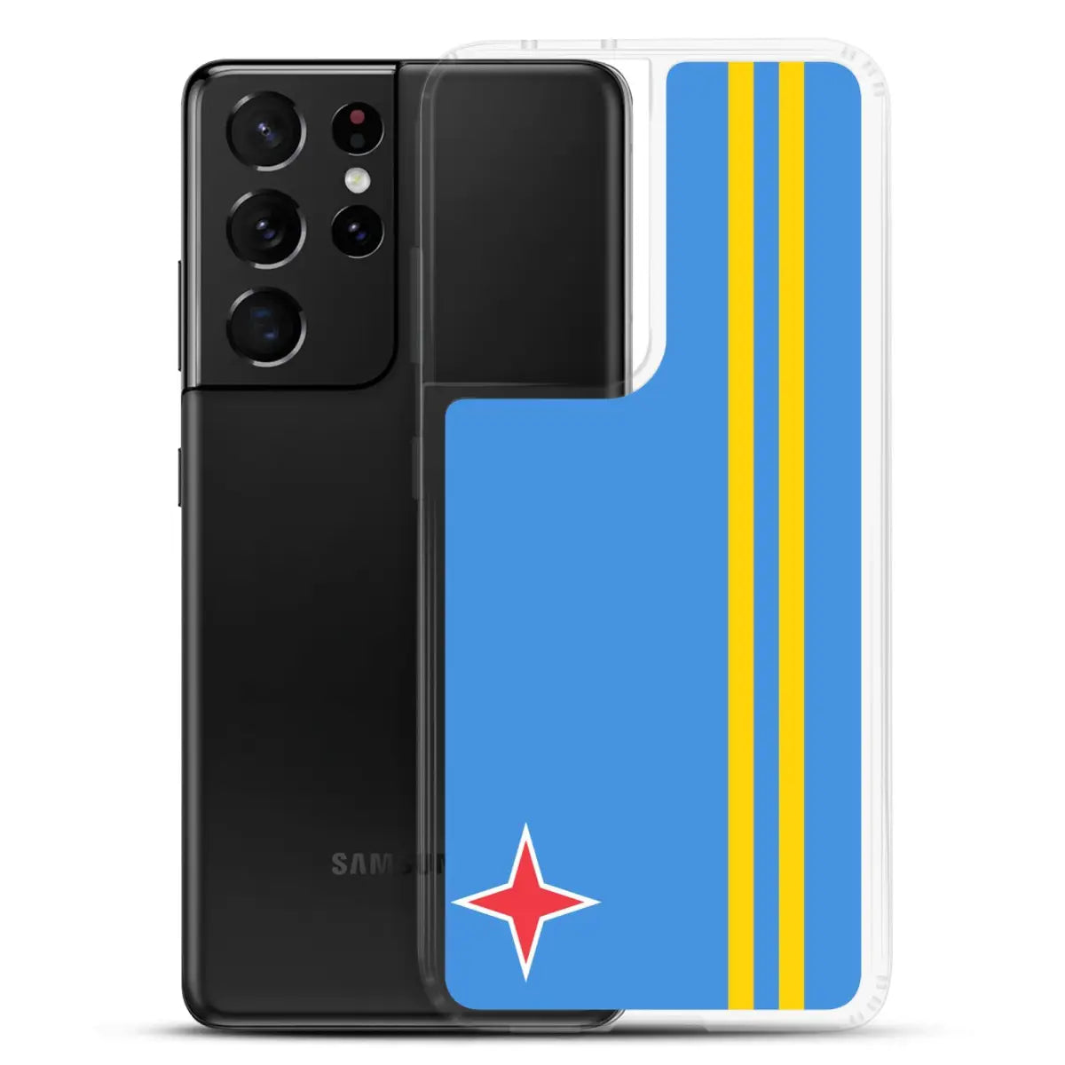 Coque téléphone drapeau d’aruba - pixelforma