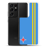 Coque téléphone drapeau d’aruba - pixelforma