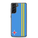 Coque téléphone drapeau d’aruba - pixelforma