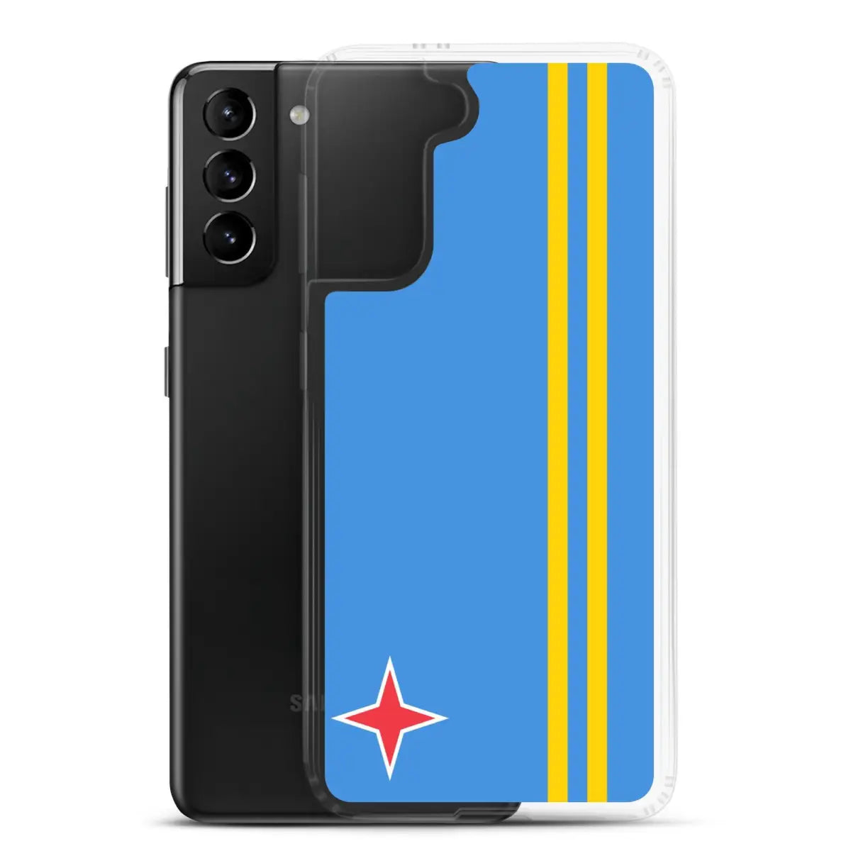 Coque téléphone drapeau d’aruba - pixelforma