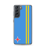 Coque téléphone drapeau d’aruba - pixelforma