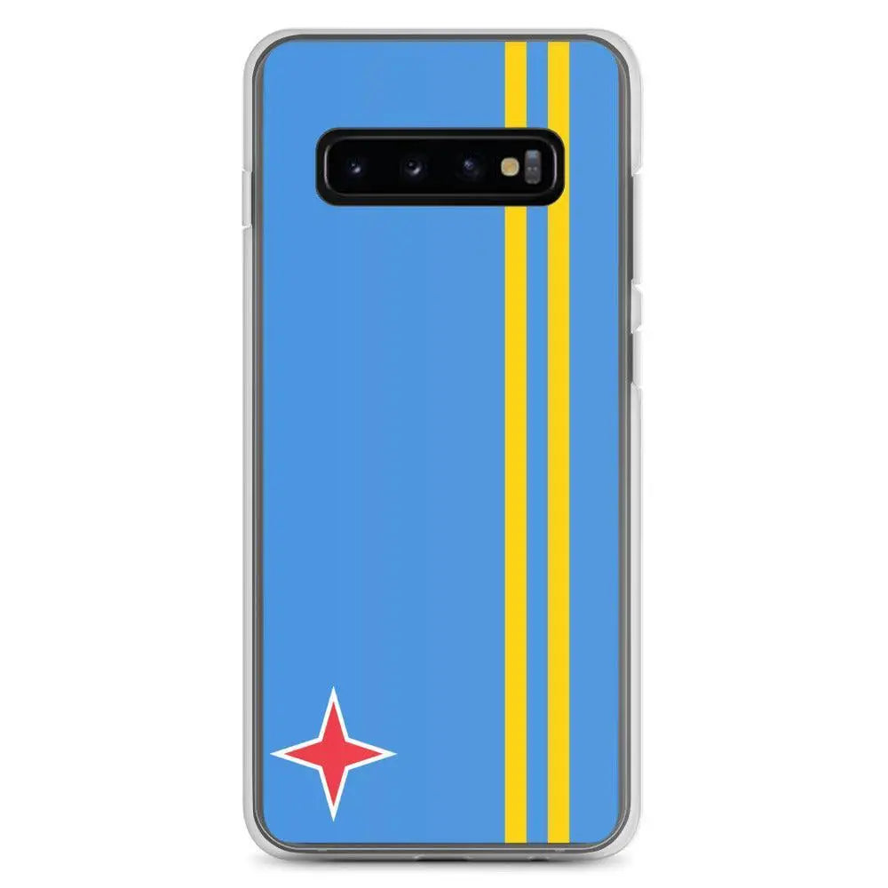 Coque téléphone drapeau d’aruba - pixelforma