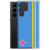 Coque téléphone drapeau d’aruba - pixelforma