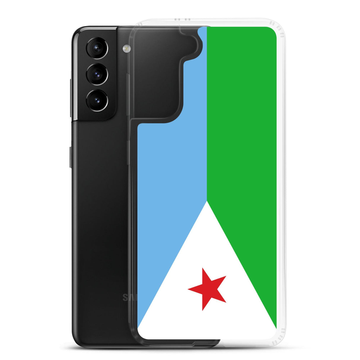 Coque Téléphone Drapeau de Djibouti - Pixelforma