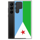 Coque téléphone drapeau de djibouti - pixelforma
