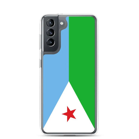 Coque téléphone drapeau de djibouti - pixelforma