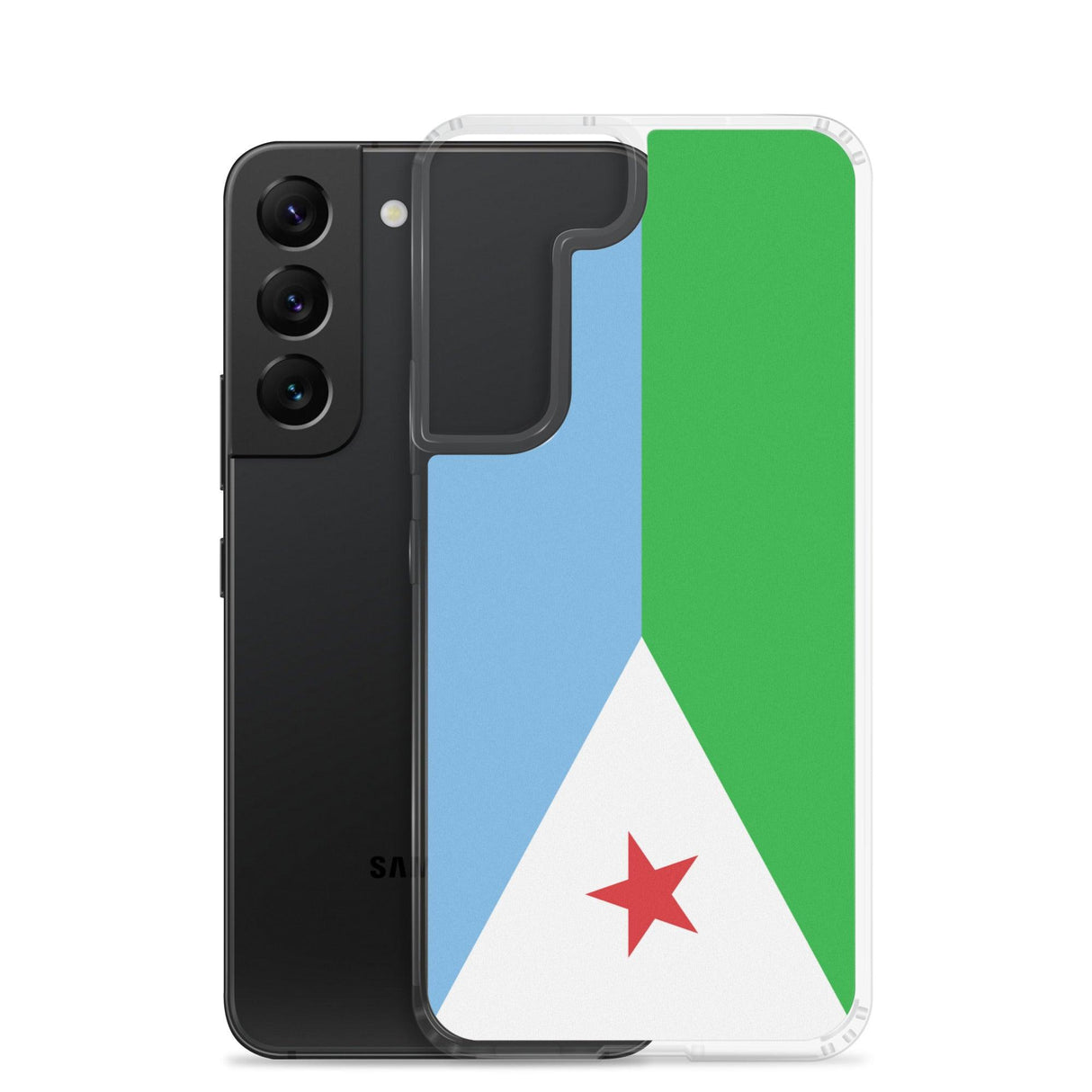 Coque Téléphone Drapeau de Djibouti - Pixelforma