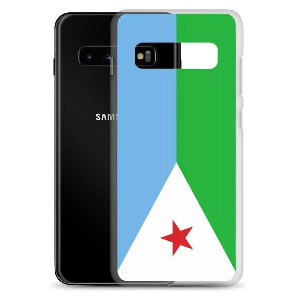 Coque téléphone drapeau de djibouti - pixelforma