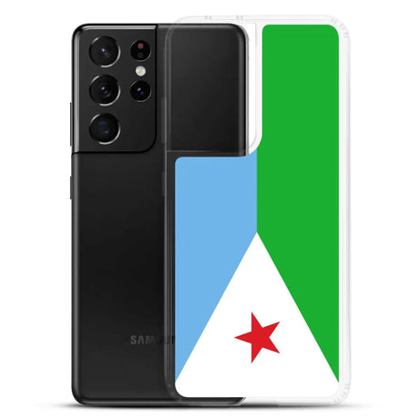 Coque téléphone drapeau de djibouti - pixelforma