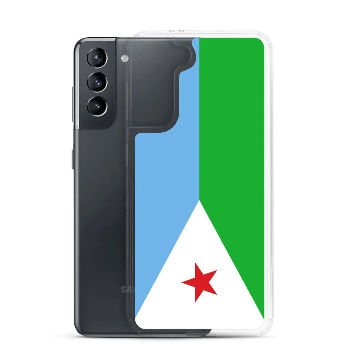 Coque téléphone drapeau de djibouti - pixelforma