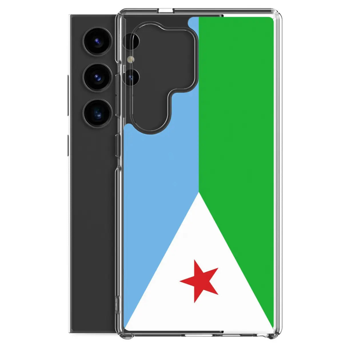 Coque téléphone drapeau de djibouti - pixelforma