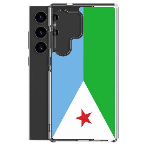 Coque téléphone drapeau de djibouti - pixelforma