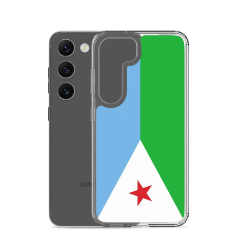 Coque téléphone drapeau de djibouti - pixelforma