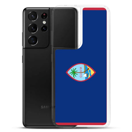 Coque téléphone drapeau de guam - pixelforma
