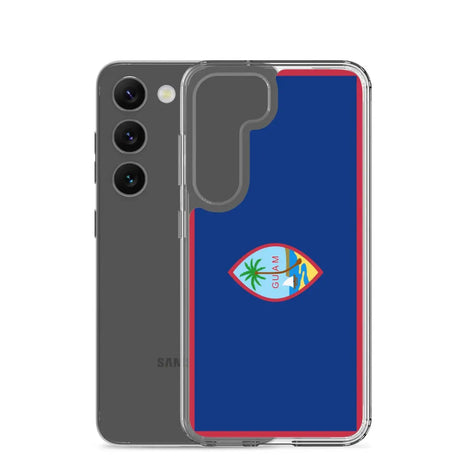 Coque téléphone drapeau de guam - pixelforma