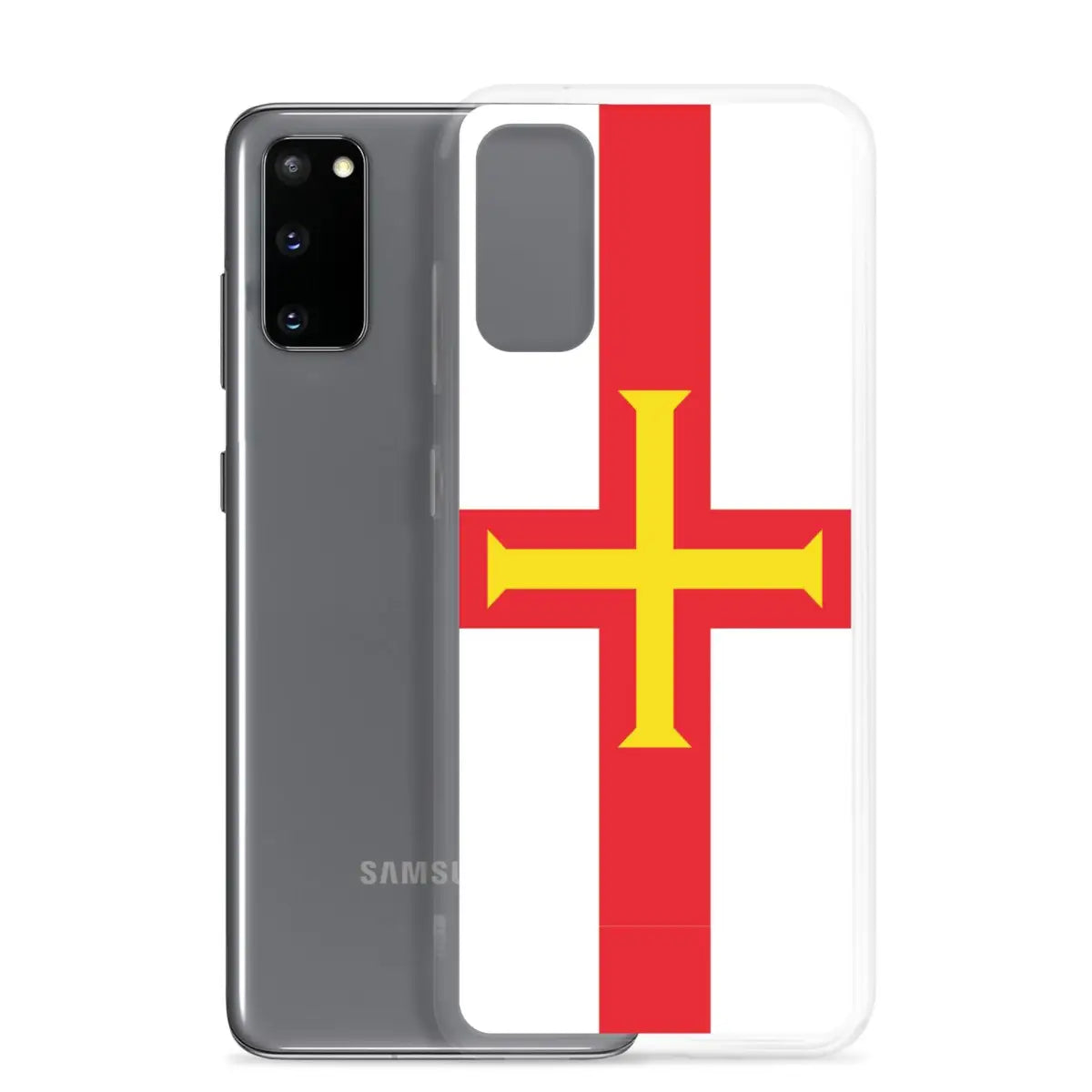 Coque téléphone drapeau de guernesey - pixelforma