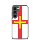 Coque téléphone drapeau de guernesey - pixelforma