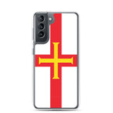 Coque Téléphone Drapeau de Guernesey - Pixelforma