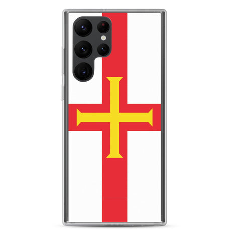 Coque Téléphone Drapeau de Guernesey - Pixelforma