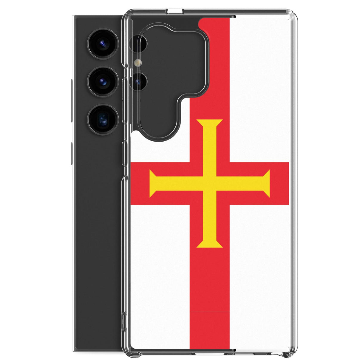 Coque Téléphone Drapeau de Guernesey - Pixelforma