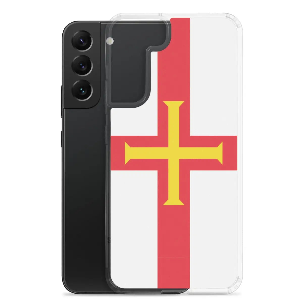 Coque téléphone drapeau de guernesey - pixelforma