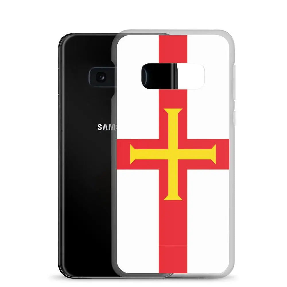 Coque téléphone drapeau de guernesey - pixelforma