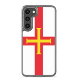 Coque téléphone drapeau de guernesey - pixelforma