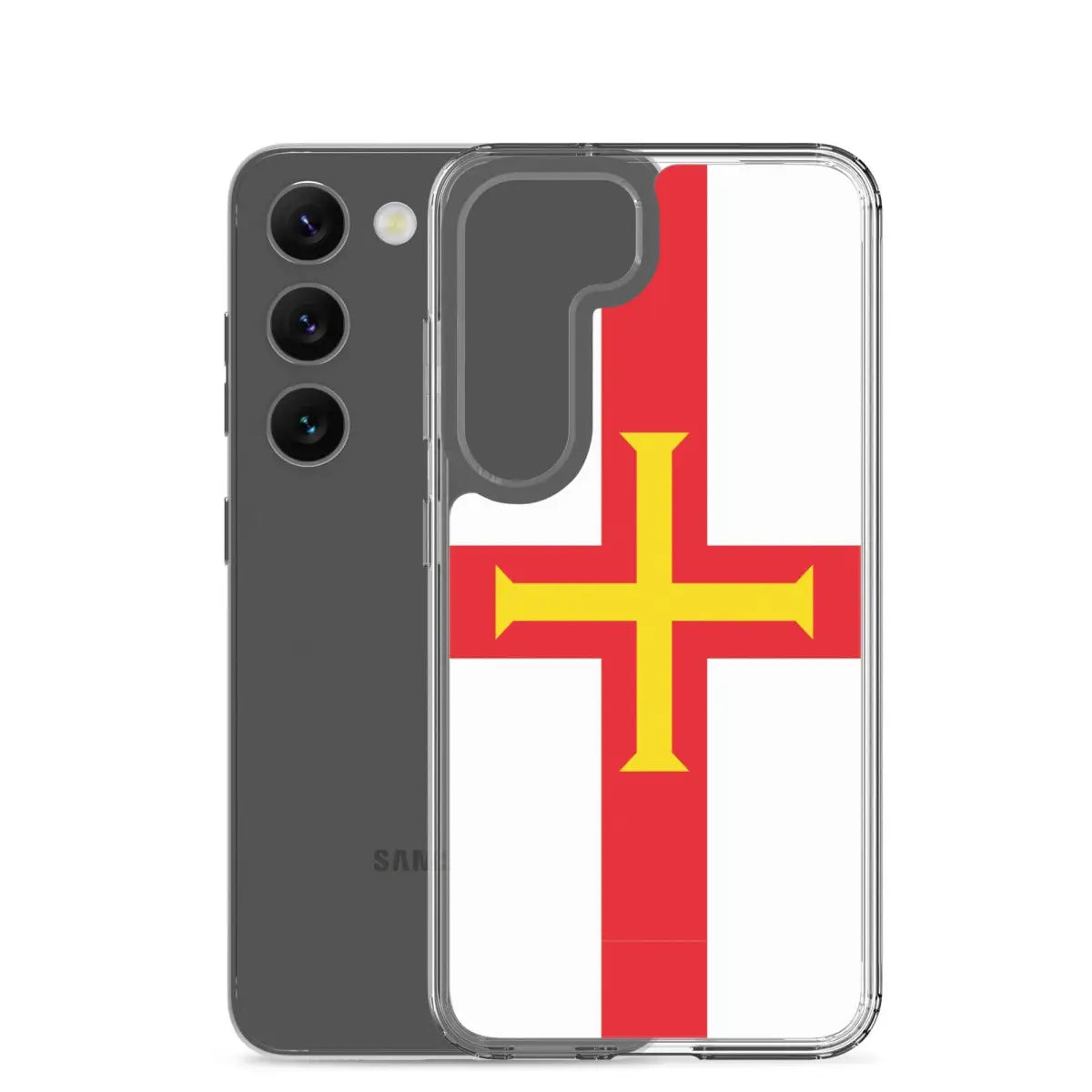 Coque téléphone drapeau de guernesey - pixelforma