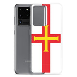 Coque téléphone drapeau de guernesey - pixelforma