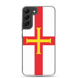 Coque téléphone drapeau de guernesey - pixelforma
