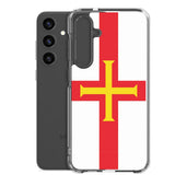 Coque téléphone drapeau de guernesey - pixelforma