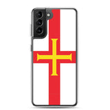 Coque téléphone drapeau de guernesey - pixelforma