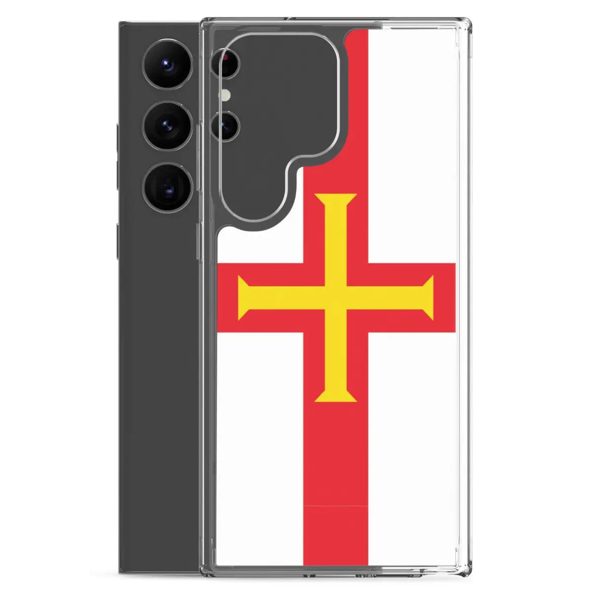 Coque téléphone drapeau de guernesey - pixelforma