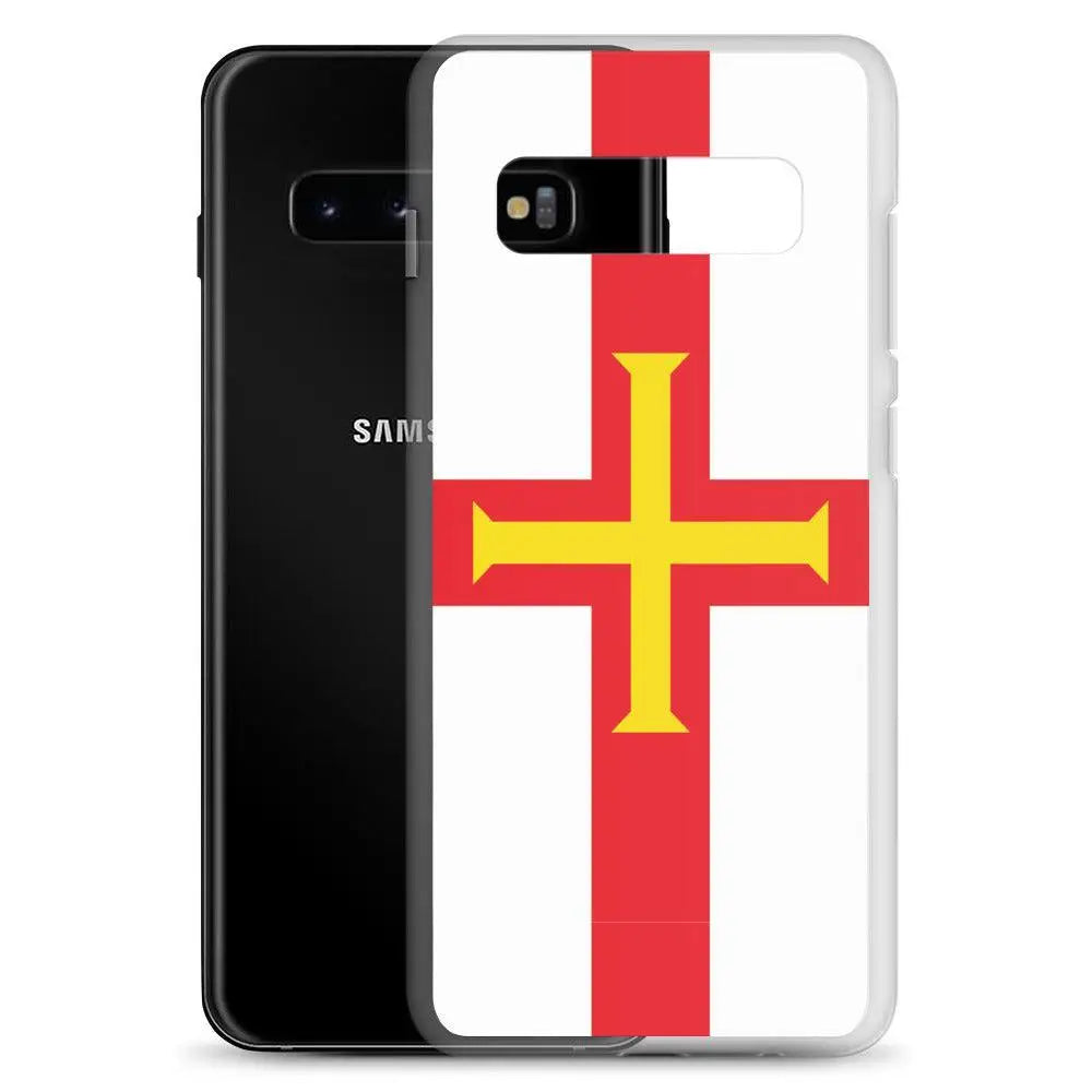 Coque téléphone drapeau de guernesey - pixelforma