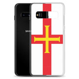 Coque téléphone drapeau de guernesey - pixelforma