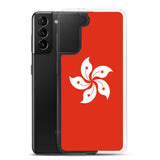 Coque Téléphone Drapeau de Hong Kong - Pixelforma