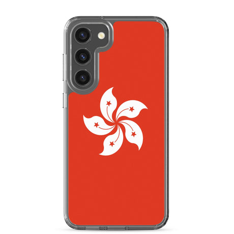 Coque Téléphone Drapeau de Hong Kong - Pixelforma