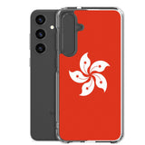 Coque Téléphone Drapeau de Hong Kong - Pixelforma