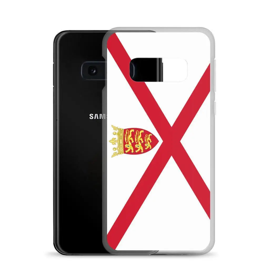 Coque téléphone drapeau de jersey - pixelforma