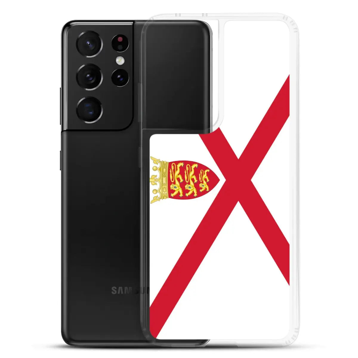 Coque téléphone drapeau de jersey - pixelforma