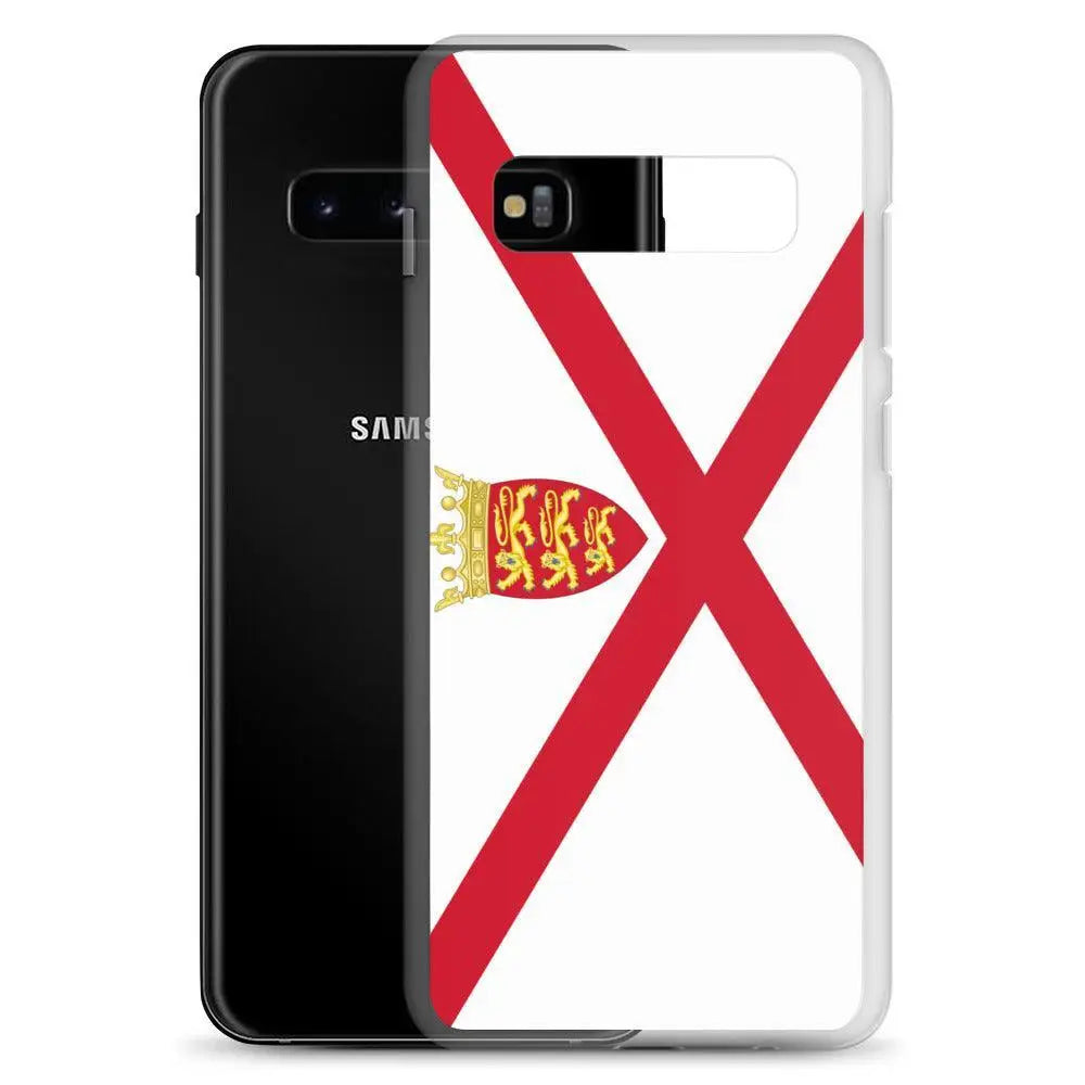 Coque téléphone drapeau de jersey - pixelforma